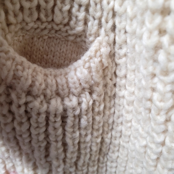 Handmade vintage wool jacket/cardigan - Picture 5 of 6